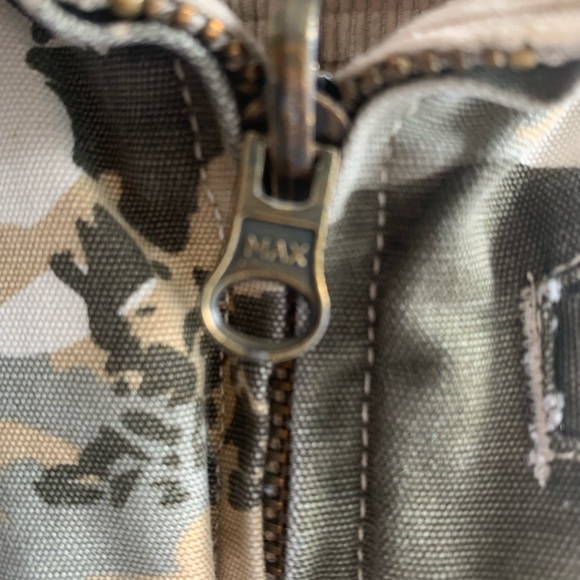 Reversible Boys Tan Corduroy Camouflage Jacket - Picture 6 of 6